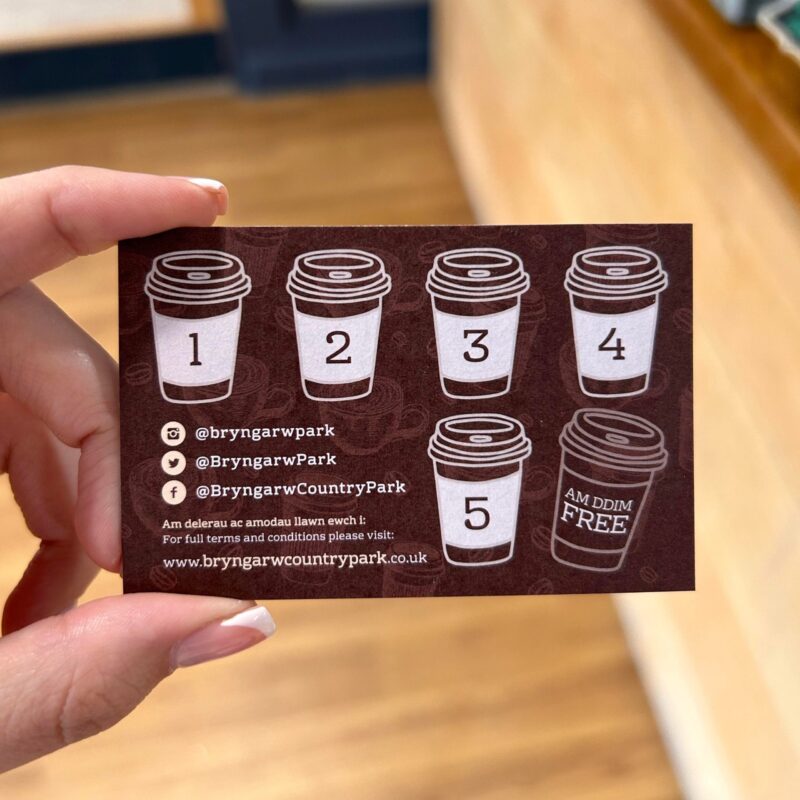 Loyalty card scheme launches in Bryngarw café